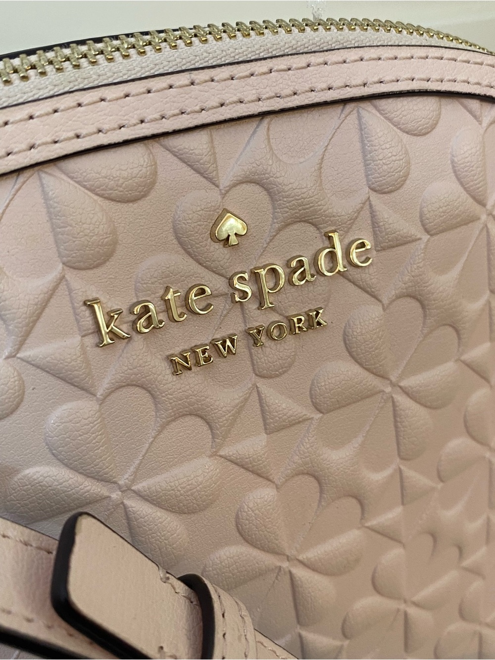 kate spade Blush Quilted Floral Crossbody with Matching Wallet - Picture 4 of 13